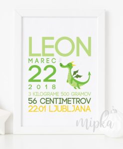 Slika - rojstni podatki Zmaj