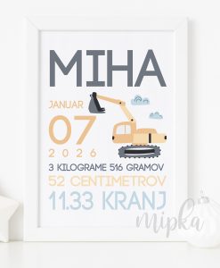 Slika - rojstni podatki Bager